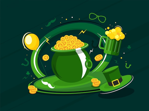 Vector st. patricks day background.