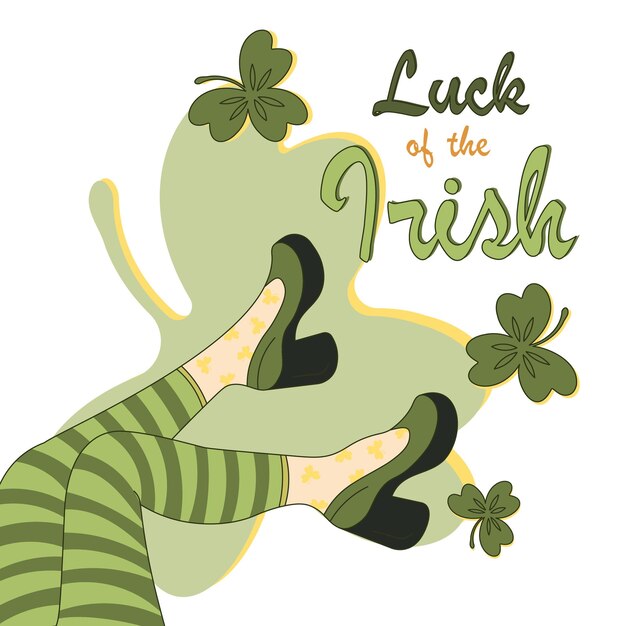 St patricks day banner Luck of the Irish