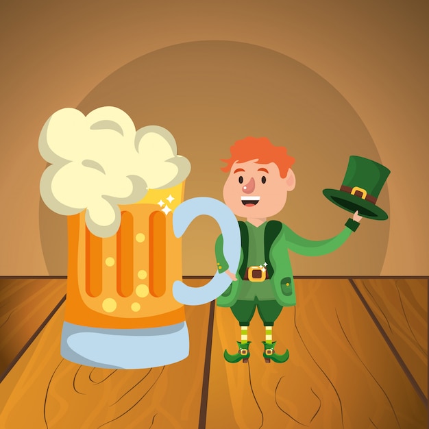 Vector st patricks day cartoon