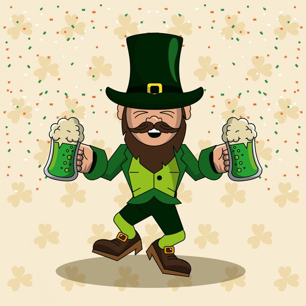 Vector st patricks day cartoons