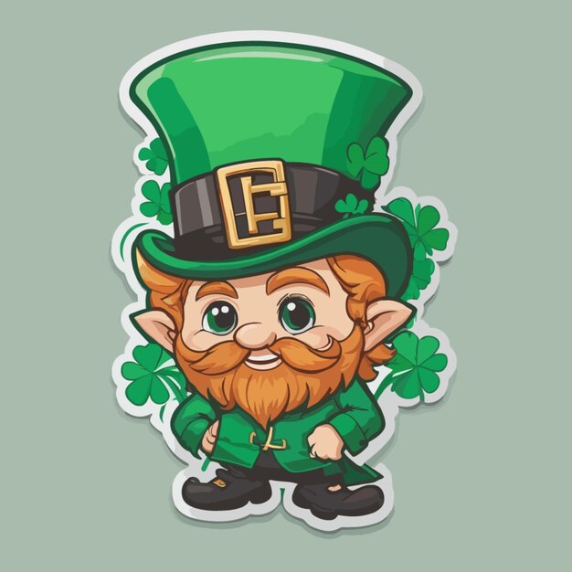 Vector st patricks day color cartoon vector