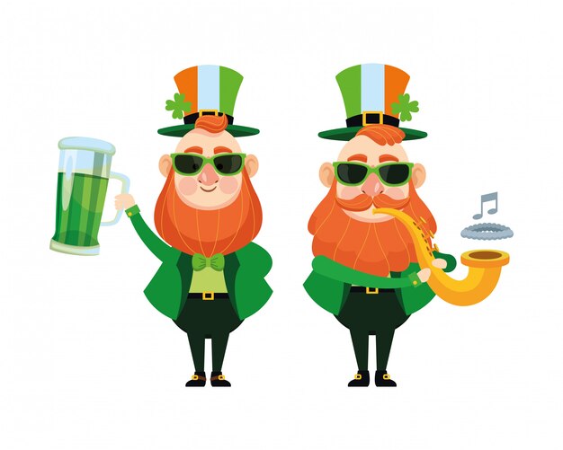 St patricks day elves cartoni animati