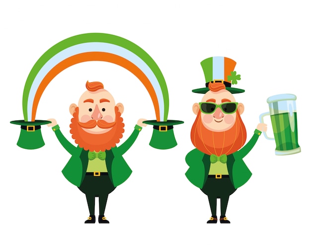 St patricks day elves cartoni animati