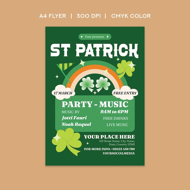 St Patricks Day Flyer