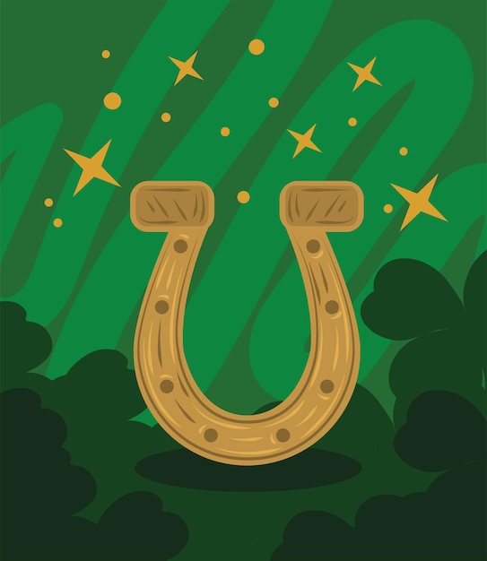 St patricks day horseshoe