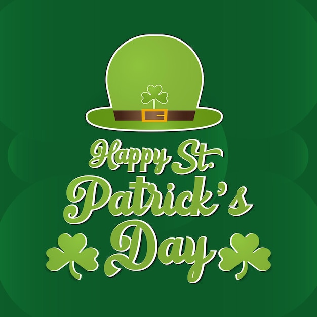 St Patricks Day Observed every year of March 17th Patrick Celebration Vector banner flyer poster and social medial template design