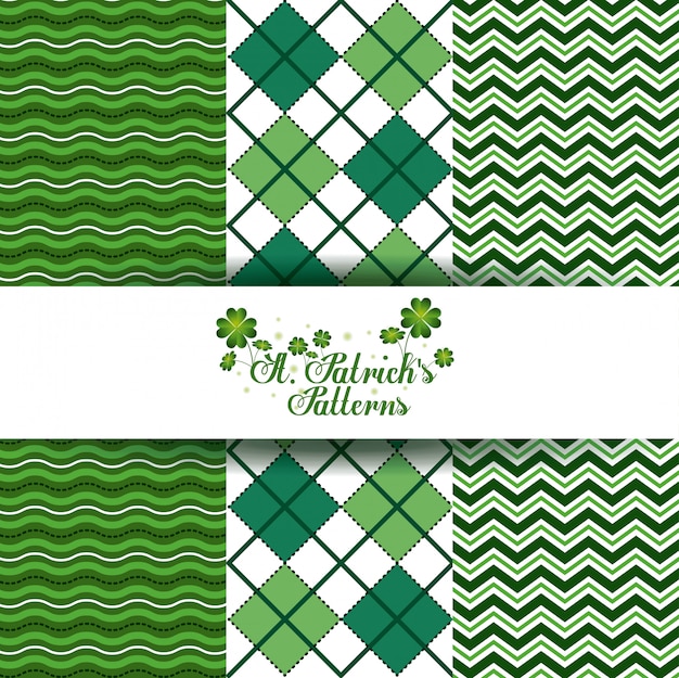 St patricks day seamless pattern