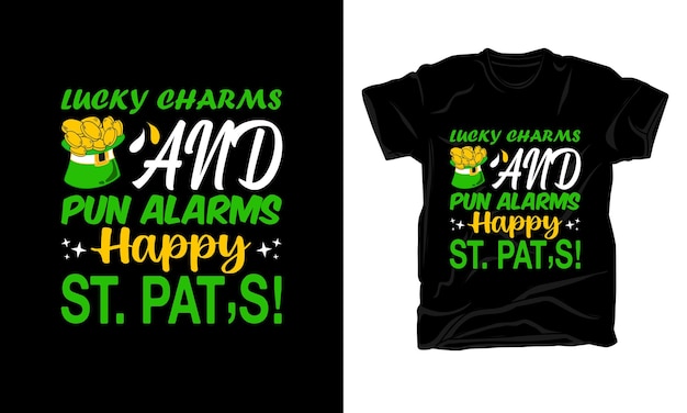 Т-shirt дня святого Патрика дизайн графики положительные цитаты мода святой Патрика