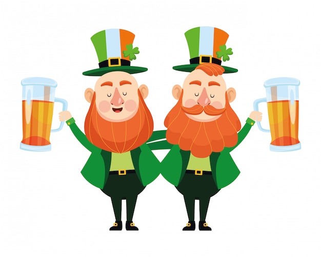 St patricks elfjes cartoon