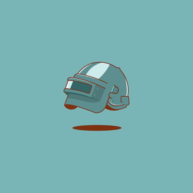 Vector staalhelm fullface icon vector