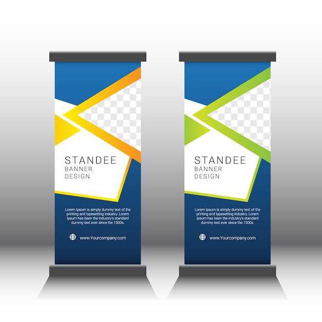 staande banner ontwerp