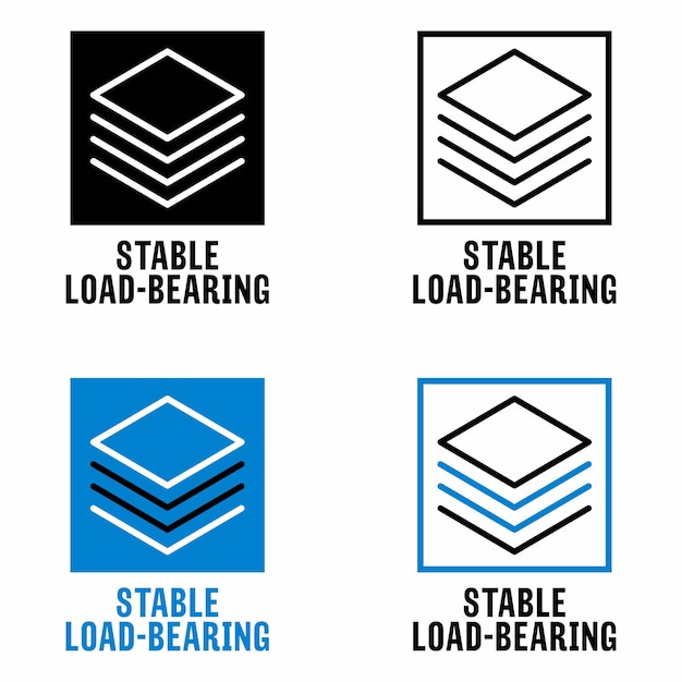 Stable Load-Bearing vector information sign