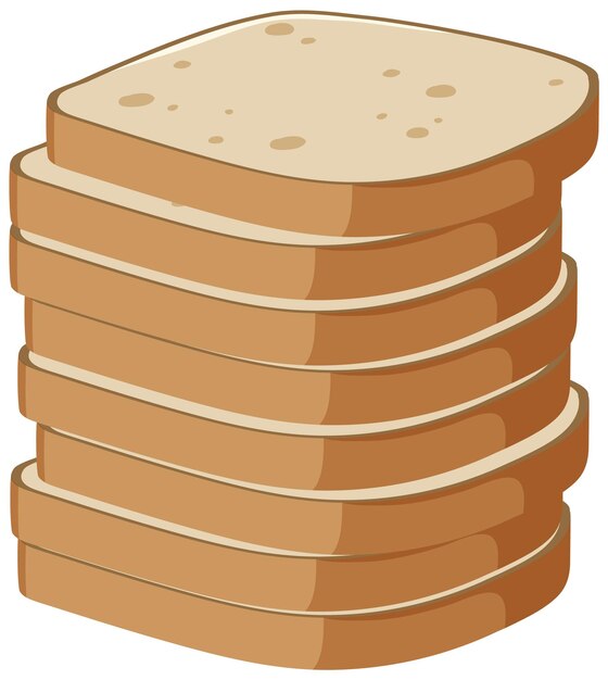 Stack of sliced breads