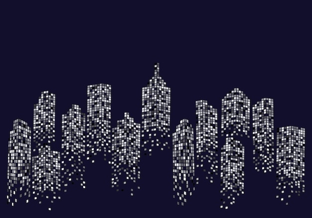 Stad skyline vectorillustratie
