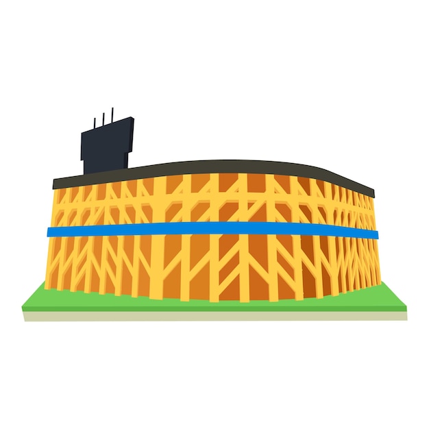 Вектор Икона стадиона иллюстрация векторной иконы стадиона для веб-сайта