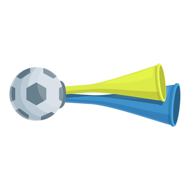 Stadium vuvuzela icon cartoon vector Horn trumpet Sport pipe