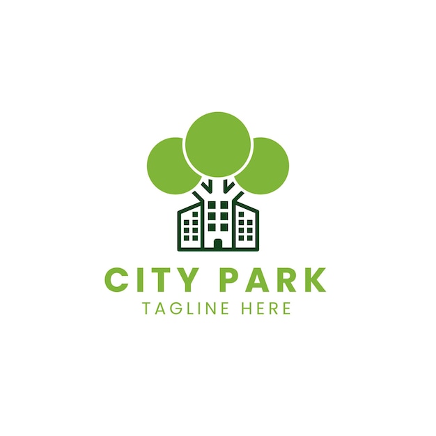 stadspark logo ontwerp