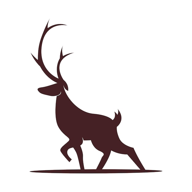 Vector stag icon logo design illustration