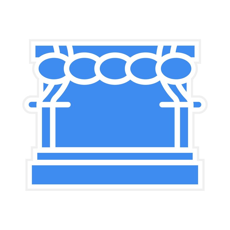 Vector stage icon vector image can be used for award events