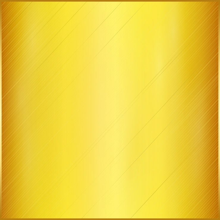 Vector stain realistic golden plate background.