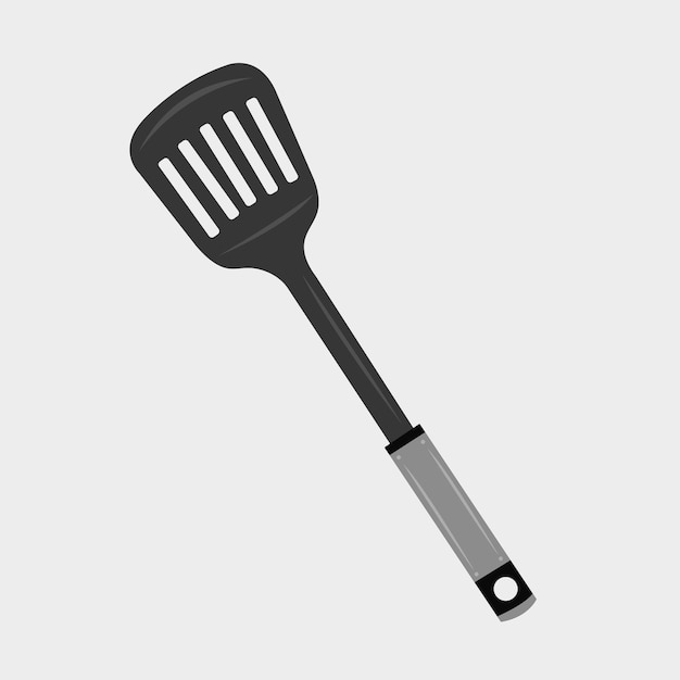 Stainless spatula illustration