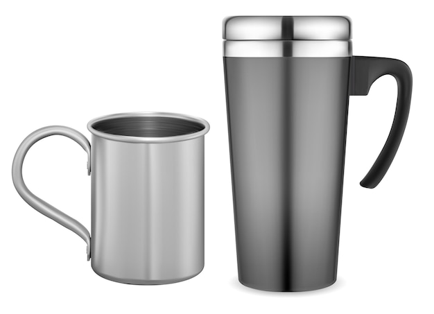 Stainless steel vacuum mug