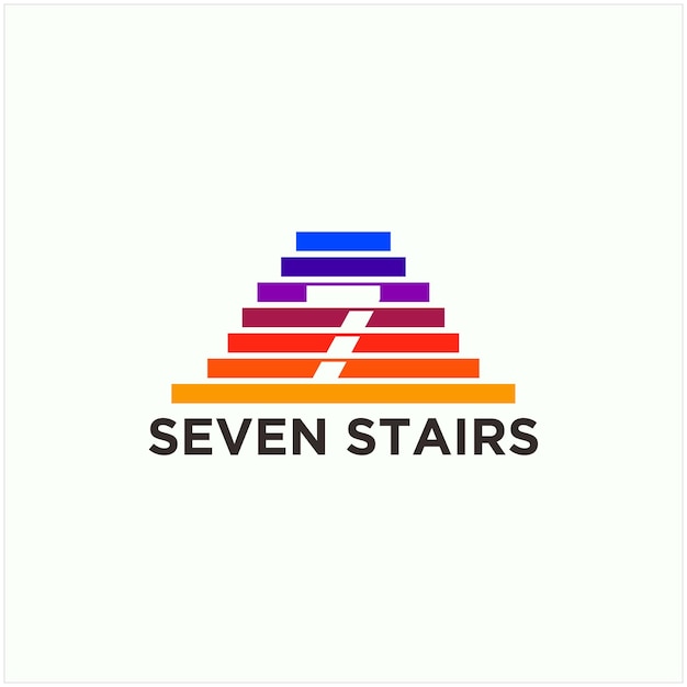 Stair 7 logo design