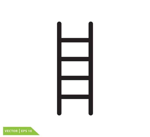 Stair icon vector logo template