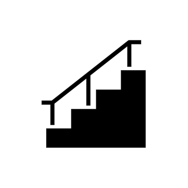 stairs icon vector design template in white background