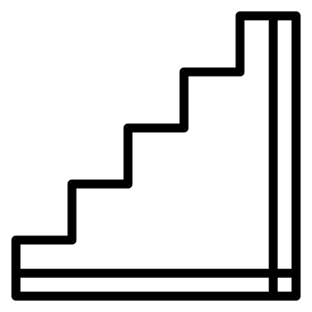 Vector stairs vector illustration