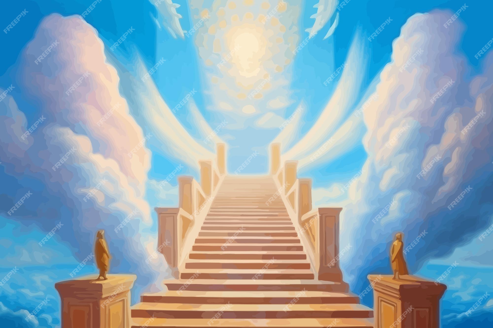 Stairway To Heaven Royalty Free SVG, Cliparts, Vectors, and Stock