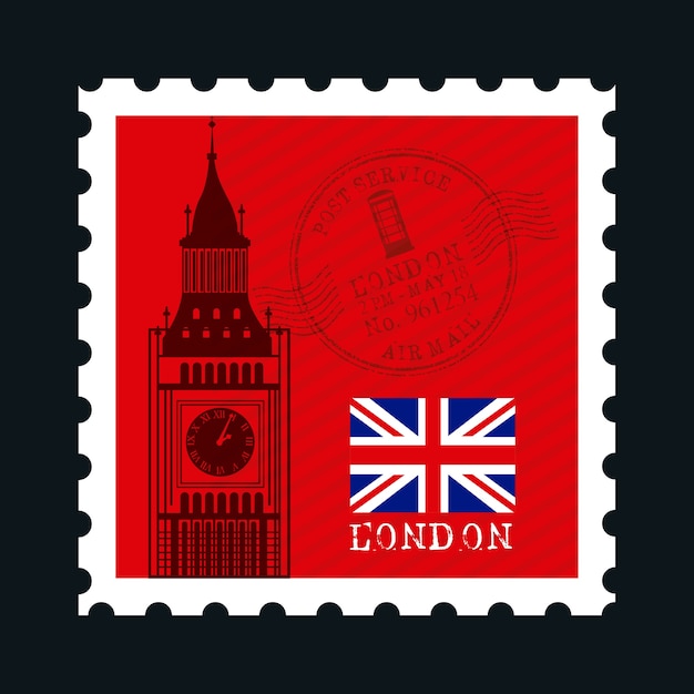 Stamp mail design