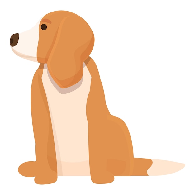 Stand dog icon cartoon vector Puppy animal Cute adorable dog