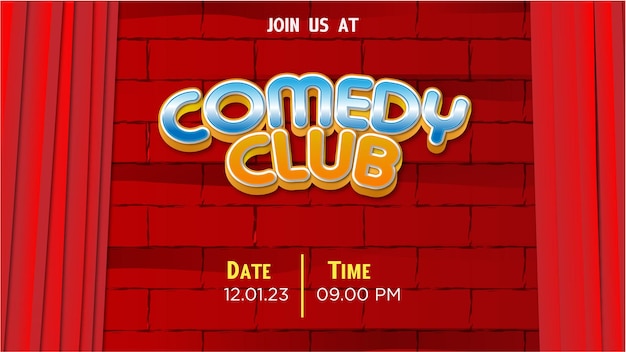 Stand up comedy poster