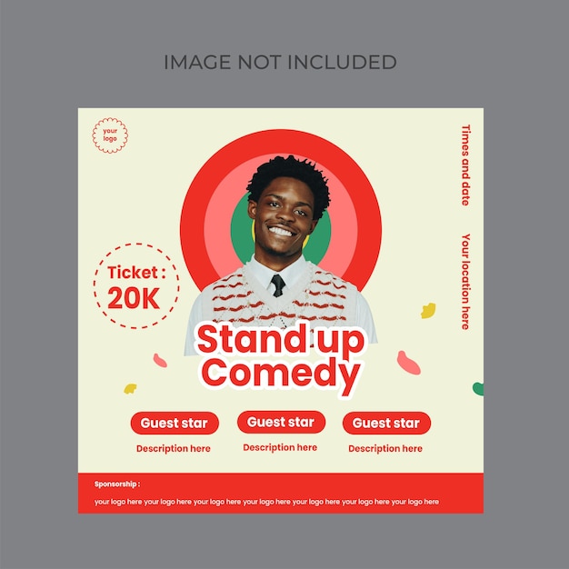 Stand up comedy design del modello di social media