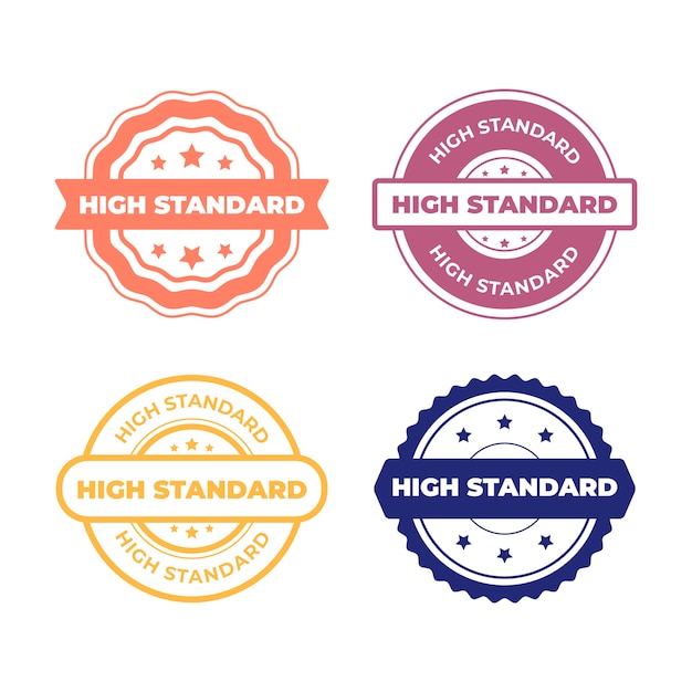 Vector standard stamp collection design