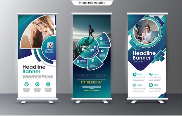 standee roll up banner template for advertising