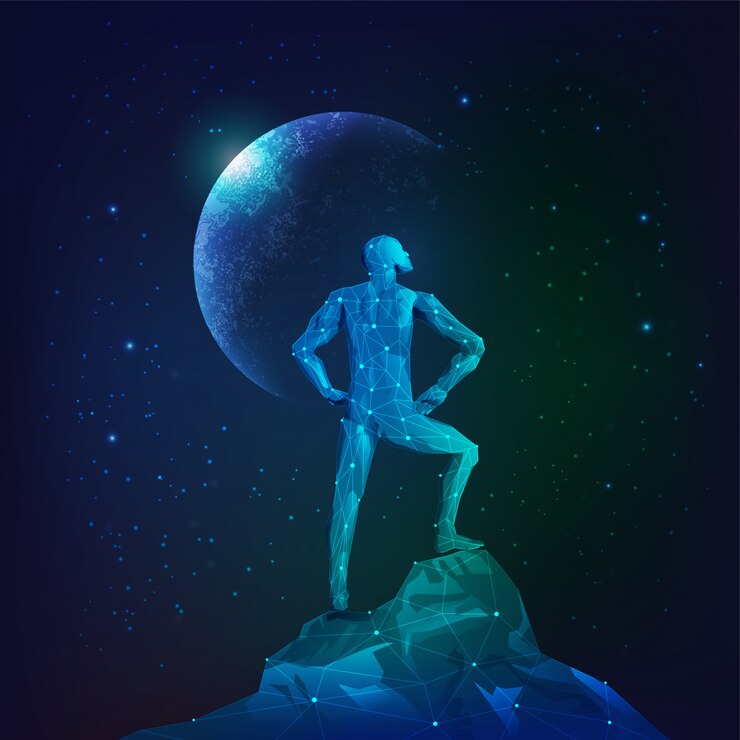 Vector standing on top