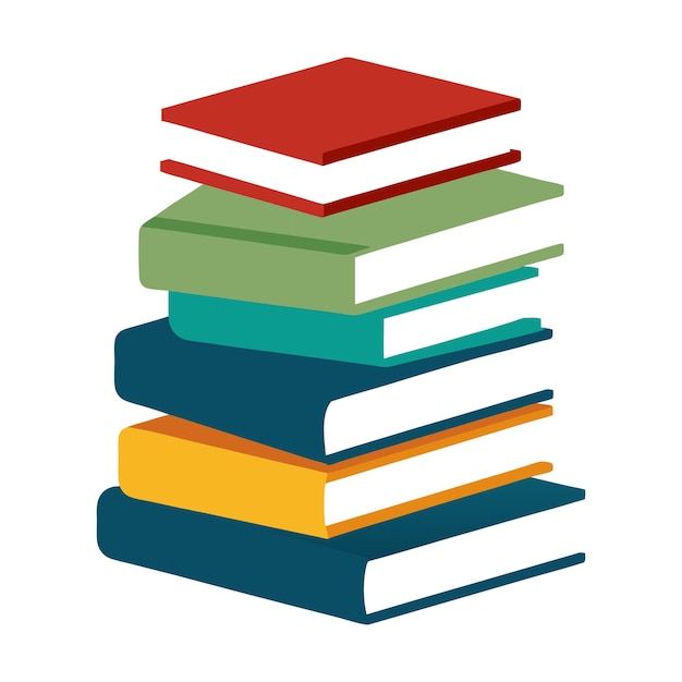 Stapel vectorkunstillustraties voor boeken