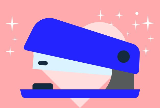Stapler Concept Illustratie Stijlvol en mooi design
