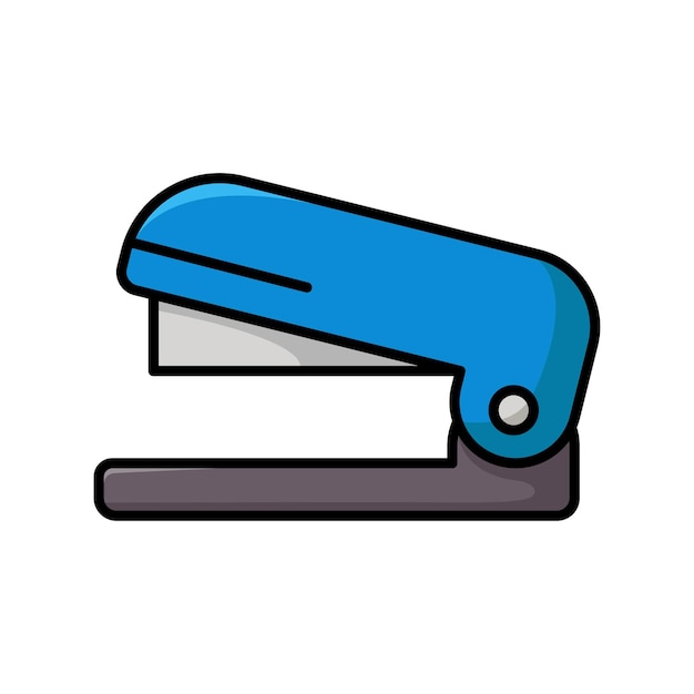 Vector stapler icon vector design template in white background