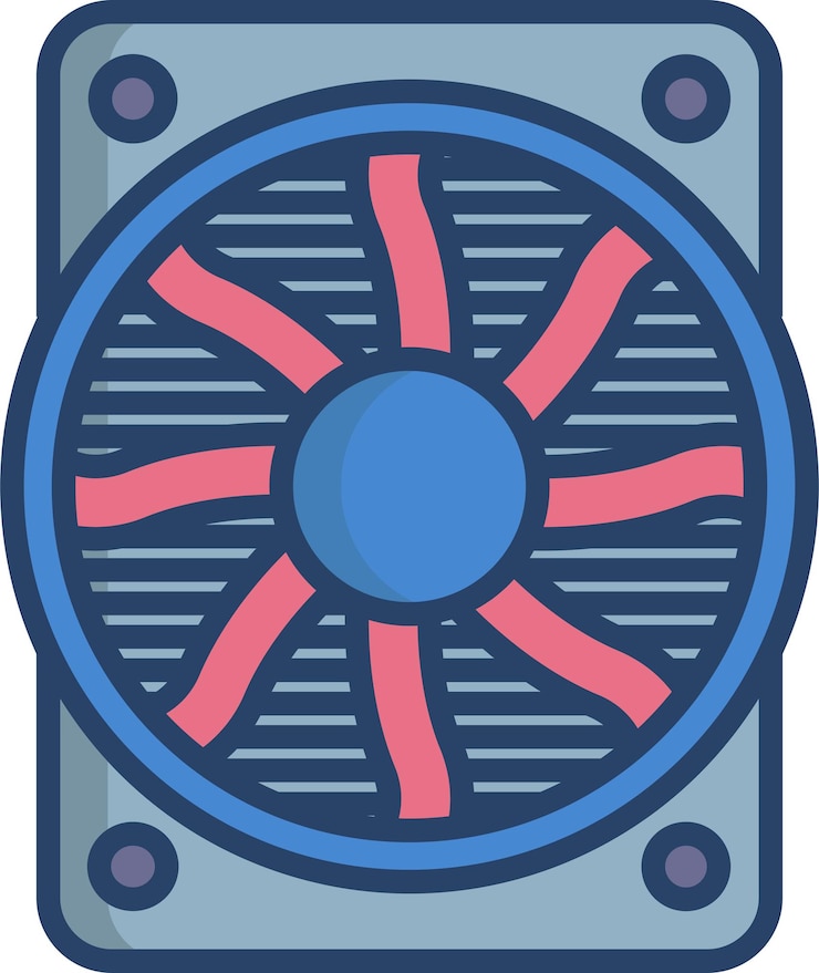 Vector staplersolid linear color vector illustration