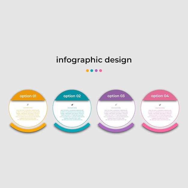 stappen tijdlijn infographic sjabloonontwerp