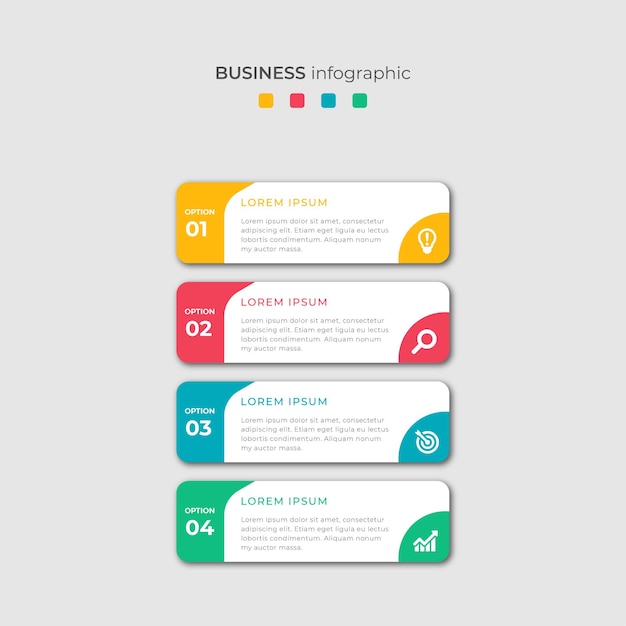 Stappen Tijdlijn Infographics Afbeeldingen Template Design