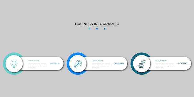 Stappen Tijdlijn Infographics ontwerpsjabloon