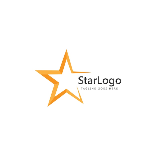 Star abstract logo icon vector template