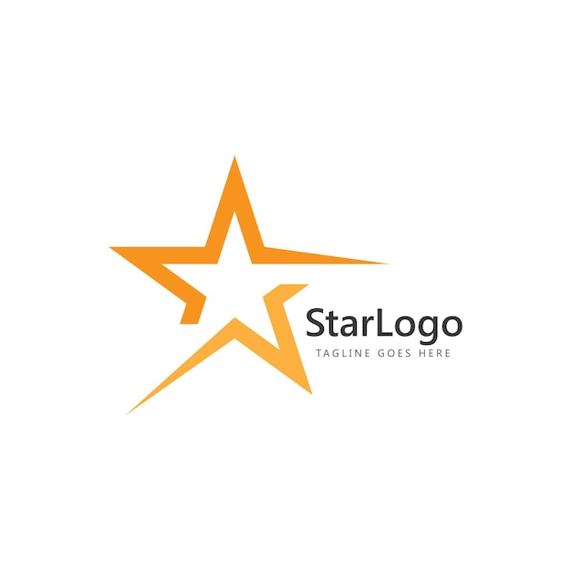 Star abstract logo icon vector template