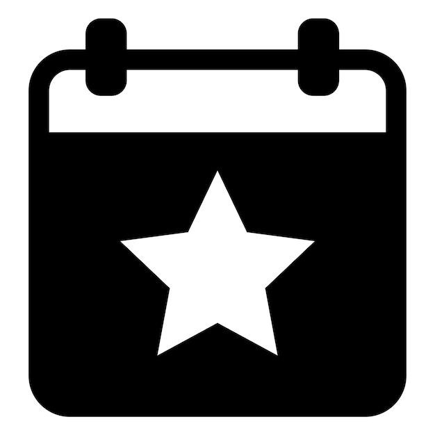 Premium Vector Star calendar Premium Vector Star calendar