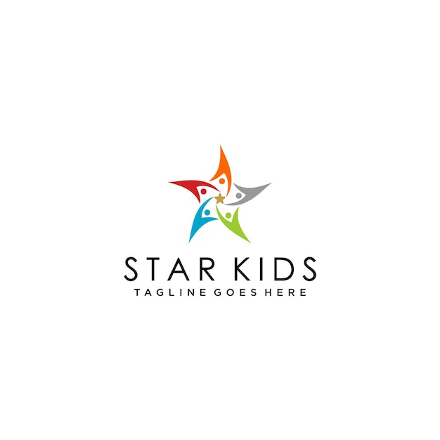 Star children logo design