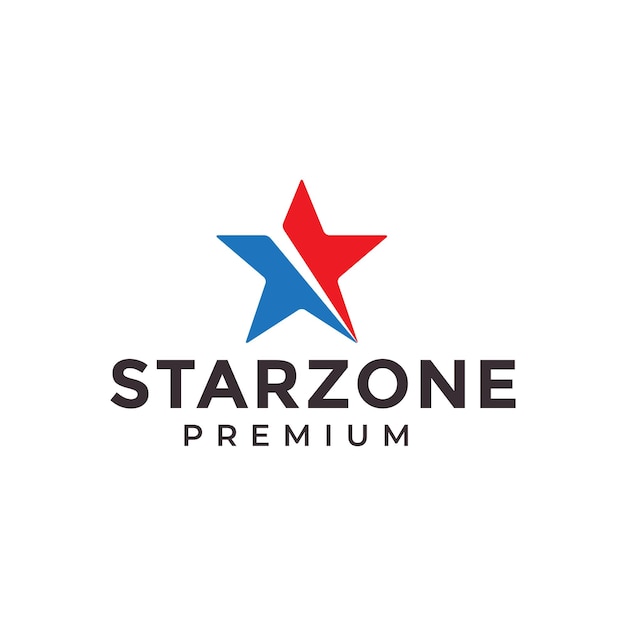 Star color logo design illustrazione vettoriale simbolo icona